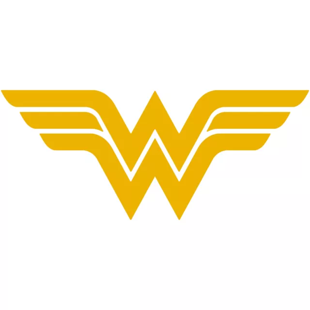 Wonder Woman Logo Vinyl Sticker Batman Car Wall Decal Dawn of