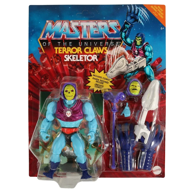 He-Man and The Masters of the Universe Skeletor Cosmic Terror Action Figure with Wings, Tail, Claws & Exclusive Decorations - Kids Toy 4+ Years, HLF72