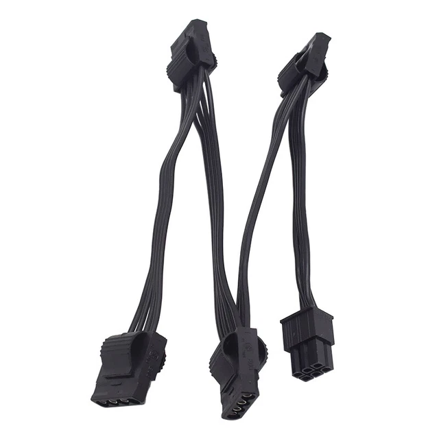 Corsair Type4 6Pin à 4 Molex 4Pin Câble d’alimentation 48CM