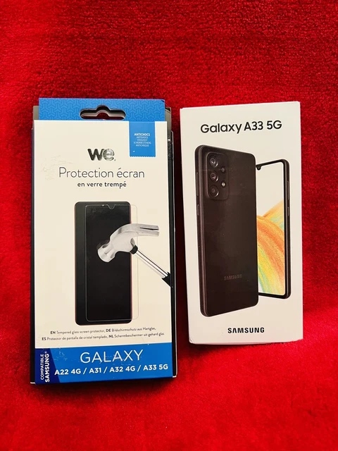Samsung Galaxy A33 5G SM-A336B/DSN - 128Go - Awesome Black + Coque Et Film Neuf