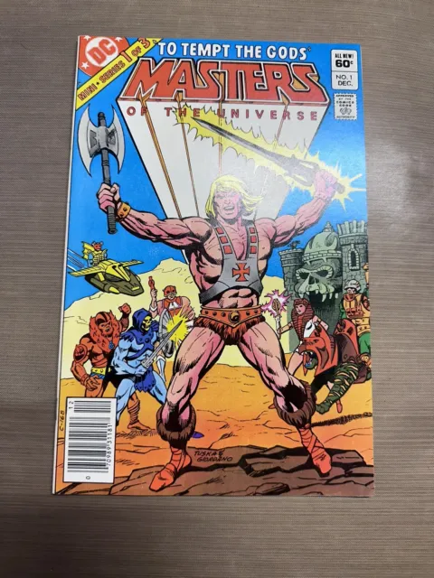 MASTERS OF THE UNIVERSE MINI SERIES # 1 - 3 DC 1982 High Grade NewsStand Lot !!