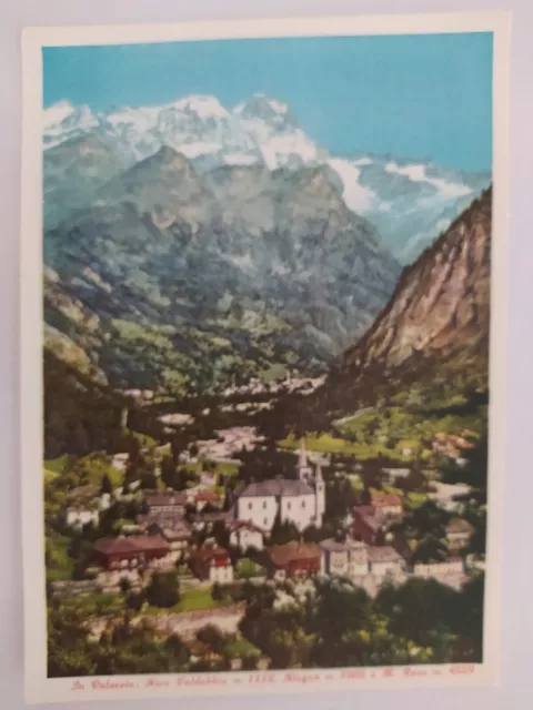 Riva Valdobbia - Alagna (Vercelli) Monte Rosa - Splendida Rara Foto Cartolina