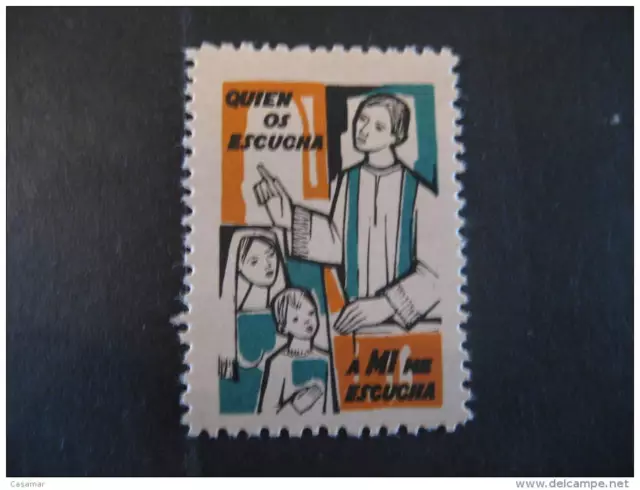 - Priester Priest Religion Poster Stamp Label Vignette VI � Eta