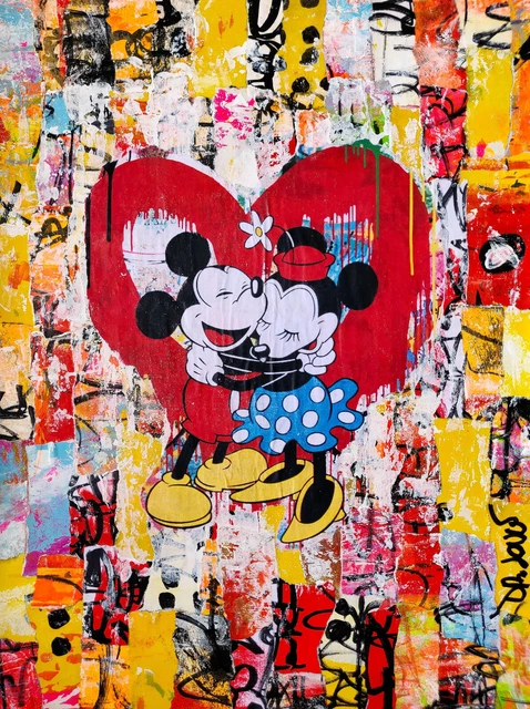 Trefl – Puzzle in Legno Originali: Disney, Mickey Mouse: Nel Mondo di Topolino – 50 Pezzi, Wood Craft Junior, Forme irregolari, 10 figure, puzzle moderno, divertente per bambini dai 5 anni