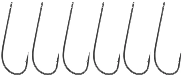 Sasame Haken Worm 0715 - 6 Jighaken, Angelhaken, Raubfischhaken, Einzelhaken