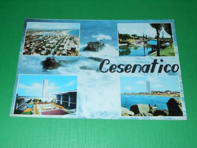 Cartolina Cesenatico - Vedute diverse 1961.