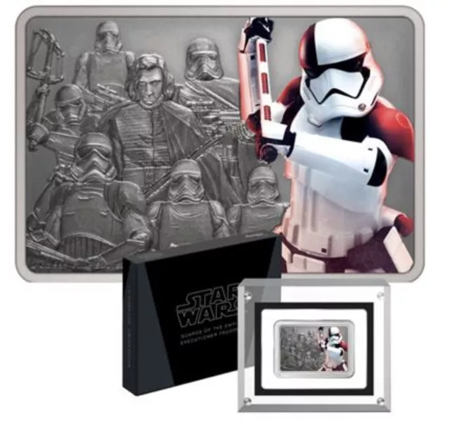 1oz Silver .999 Star Wars 2021 Guards of The Empire Executioner Trooper