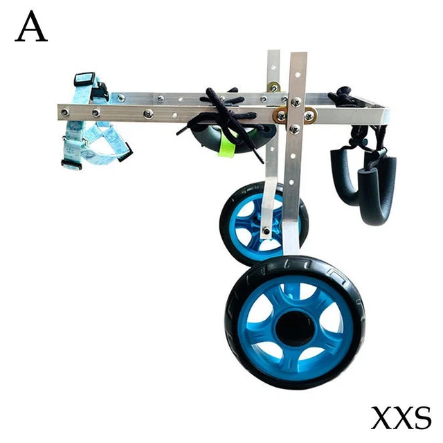 XXS Dog Wheel Chair For Back Legs Pet Wheelchair Disabled Dog Old Cat Walk To F1