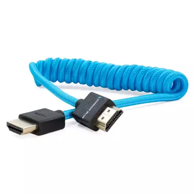 Kondor Blue Coiled Full HDMI Cable (12-24)