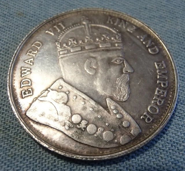 COPIE PIECE Edward VII 1 dollar Hong Kong 1866