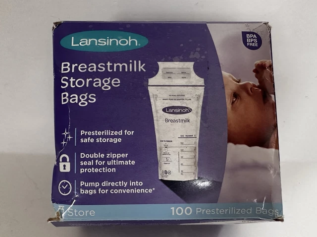 Lansinoh Breastmilk Storage Bags 100 Count
