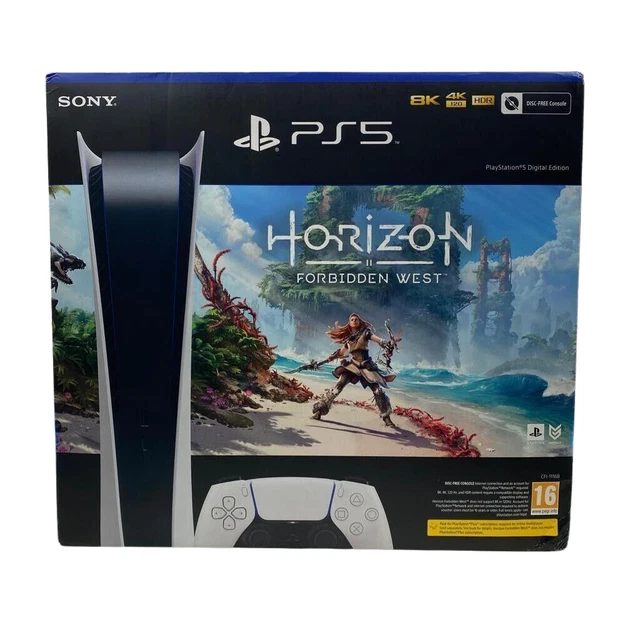 SONY PS5 DIGITAL Edition Console Horizon Forbidden West Bundle White
