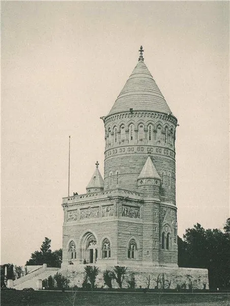 The Garfield Memorial, Lakeview Cemetery, Cleveland, Ohio. Albertype print 1893