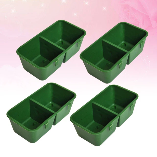 15pcs Birds Feeder Parakeet Water Dish Pigeon Feeder Bird Food