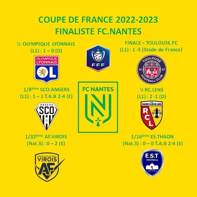 Écharpe Toulouse FC 3-2 FC Nantes - Finale Coupe De France 2023 - Multicolore