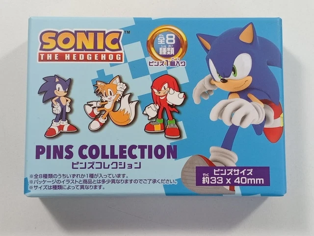 Lot De 5 Badges Carrés Sonic The Hedgehog – Collection Japon – Neufs