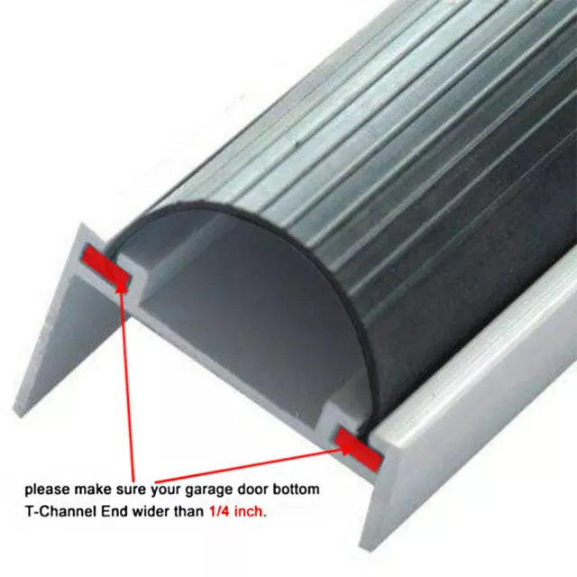 95mm For Door Frames T Style Home Garage Rubber Seal Strip Durable Waterproof,.