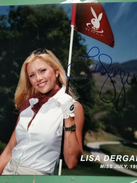 Playboy Playmate Lisa Dergan Signed 8x8 14 99 Picclick