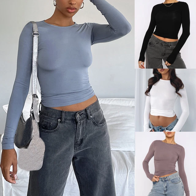 Women's Fashion Slim Long-sleeved Top