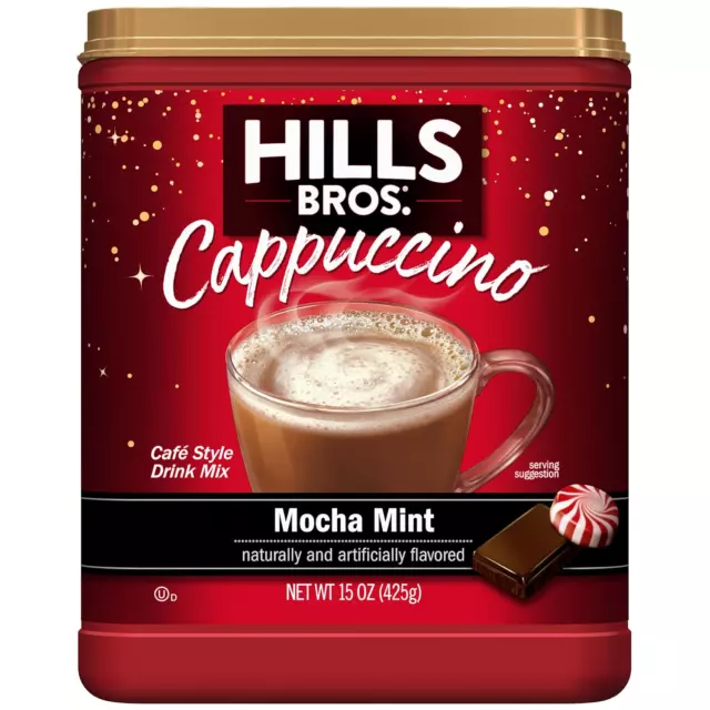 Hills Bros. Instant Cappuccino Mix, Mocha Mint Cappuccino Mix – Enjoy Coffeehous