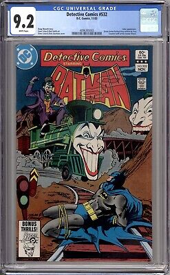 Detective Comics 532 CGC Graded 9.2 NM- Joker Appearance DC Comics 1983