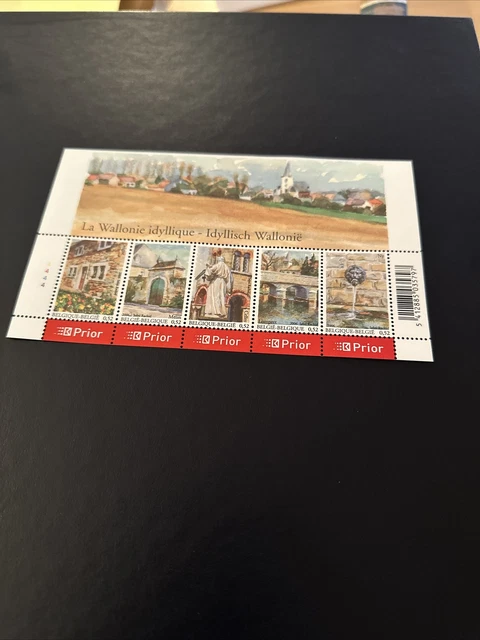 Timbres Belges - Neufs - Blocs - Valeur Eur - La Wallonie Idyllique - F10/40