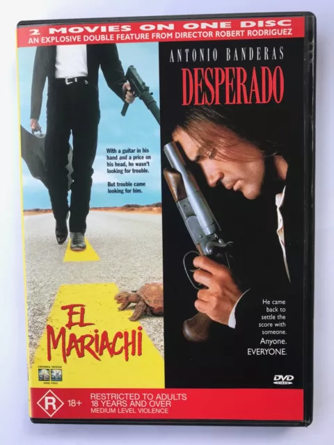 Desperado Antonio Banderas Classic DVD Movie Show Rated R Free