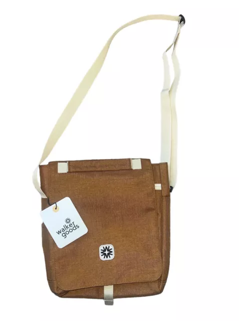 Walker Goods The Messenger Canvas Bag In Rust 12.5 x 10.5 x 3 NEW WITH TAGS