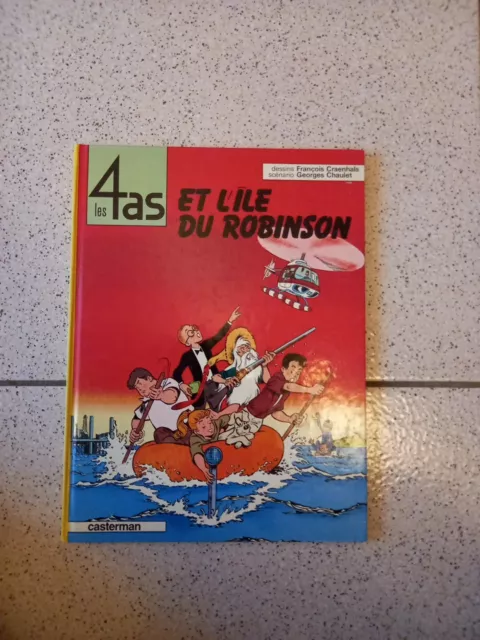 BD Les 4 As Et L Île Du Robinson En Très Bon État