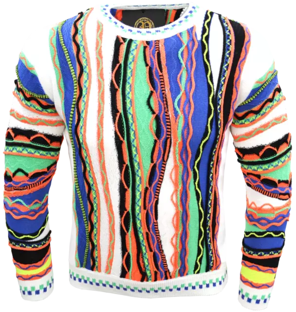 Original Paolo Deluxe® Sweater Modell "Salvatore" in Neonfarben