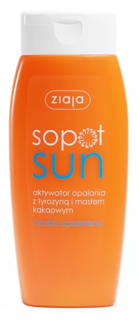 Ziaja Sopot Sun Tan Activator With Tyrosine And Cocoa Butter