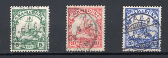 Deutsche Kolonien Kamerun aus 20-25 gestempelt Einzelmarken zur Auswahl