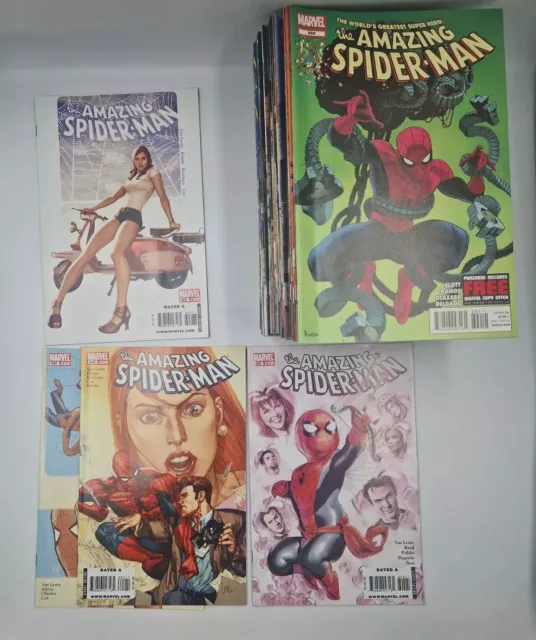 The Amazing Spiderman Bundle - Between #601-699 - x94 Marvel Comics Joblot VF/NM