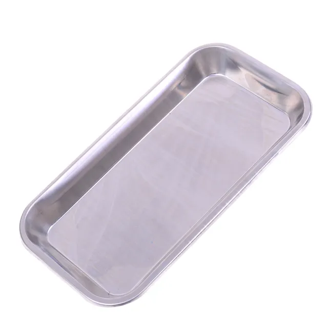 Stainless steel medical surgical tray dental dish lab instrument tools 22X12X#km 3