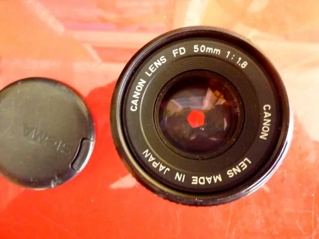 Objectif Canon Fd 50mm 1:1.8 -