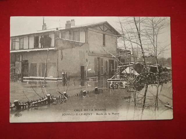 CPA 94 JOINVILLE le PONT - Bords de Marne - CRUE DE LA MARNE