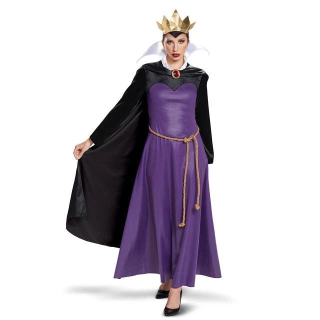 ADULT DISNEY OFFICIAL Evil Queen Costume Womens Snow White Halloween