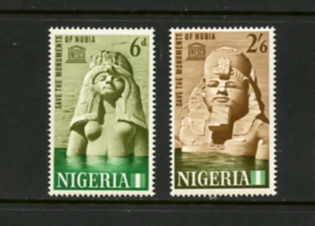 I259 Nigeria 1964 Unesco Archéologie 2v. MNH