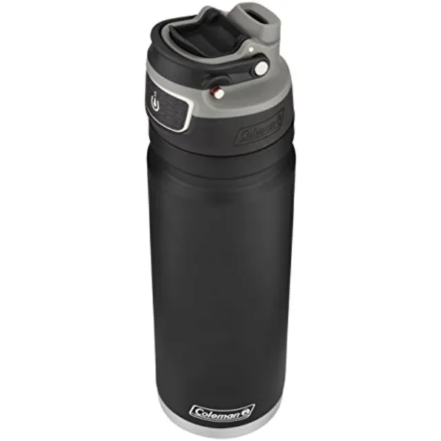 Coleman 40 Fl oz USA Free Flow Auto-Seal Insulated Stainless Steel Water Bottle