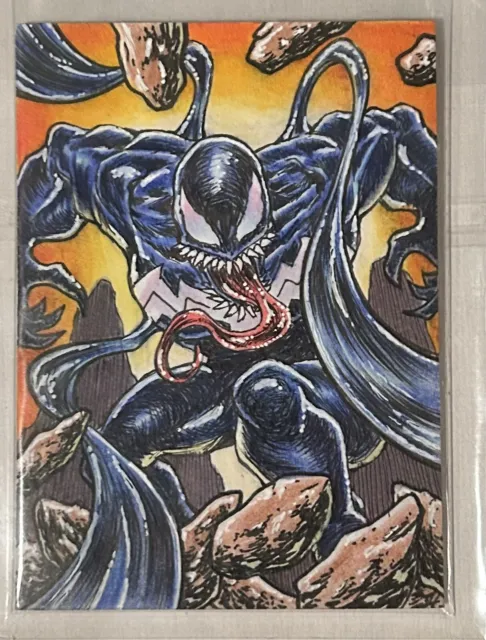 Marvel Venom sketch 1/1 Dan Borgonos