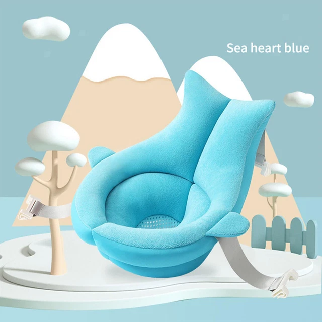 Forme de Siège de Baignoire pour Bébé Anti-dérapant Réglable Confortable