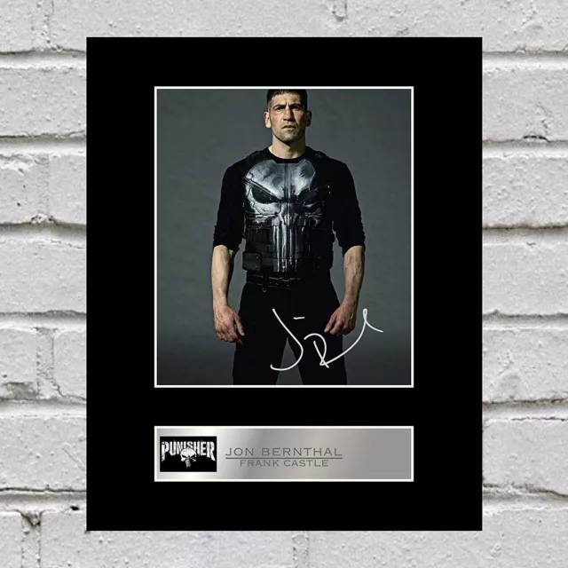 Jon Bernthal Signed Mounted Photo Display Punisher Gift Picture Print