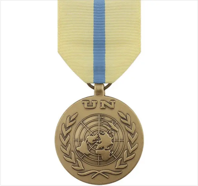 Genuine U.s. Full Size Medal: United Nations Iraq-Kuwait Observer Mission