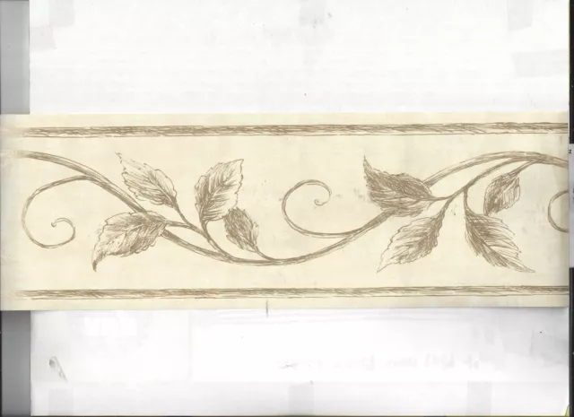 * Wallpaper Border Leaf Leaves Scroll New Arrival Architectural Victorian