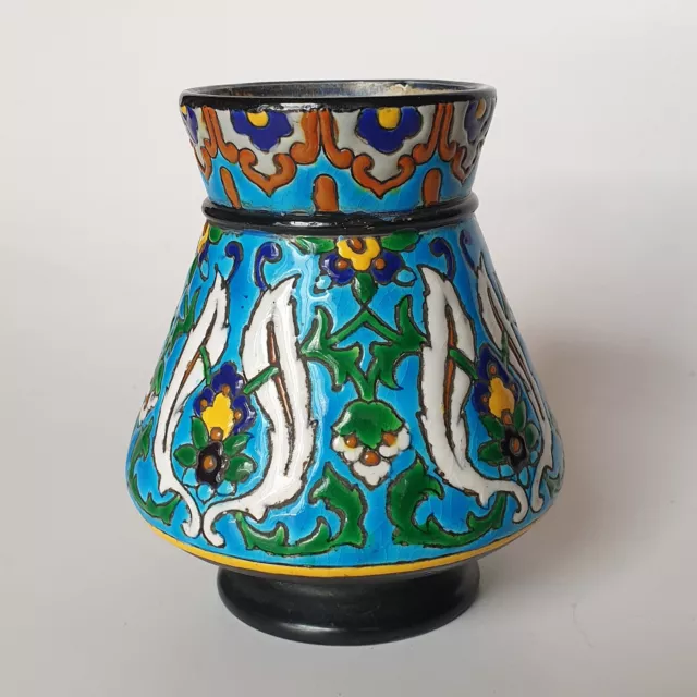 Petit Vase en Cloisonnés de la Faïence de BORDEAUX Vieillard