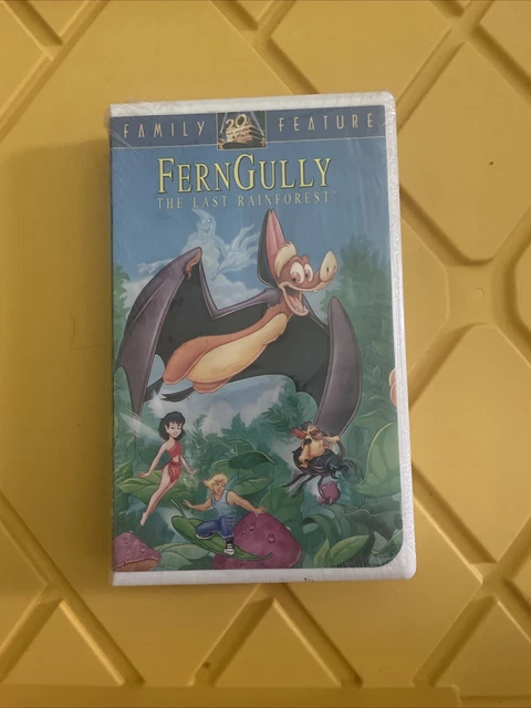 RARE NIB FERNGULLY The Last Rainforest VHS 1992 Factory Sealed 