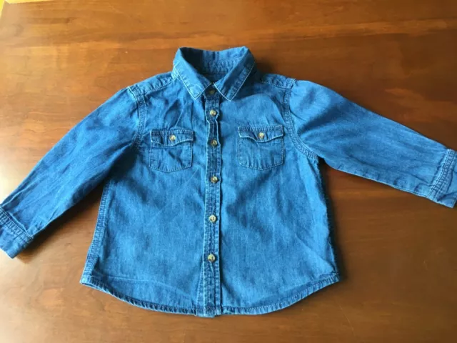 Chemise en Jean KIABI FILLE 24 MOIS 2ANS