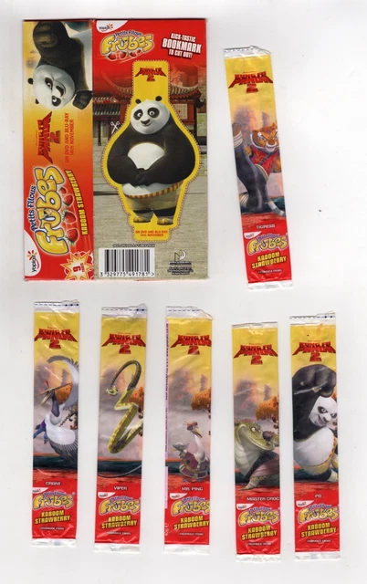 YOPLAIT KUNG FU Panda wrappers x 6 and box $9.99 - PicClick AU