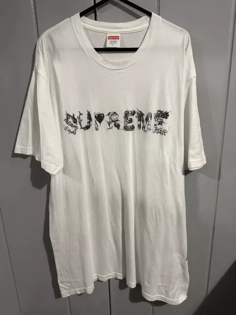 SUPREME SS20 MORPH Tee T Shirt White Large 20.00 PicClick UK