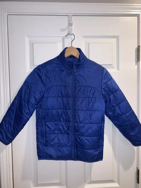 Gap Kid Boy's Fille Veste Tampon Bleu EUC Taille 8 M Primaloft Léger